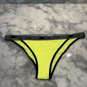 Victoria's Secret Neon Logo Band Swim Bottom